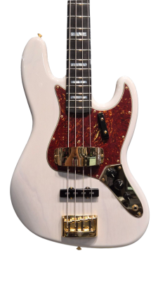 Store Special Product - Fender Custom Shop American Custom Jazz Bass NOS with Ebony Fingerboard - White Blonde